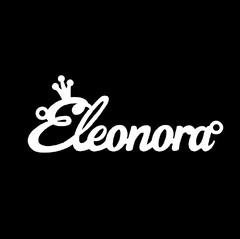 Серебряное колье с именем Eleonora