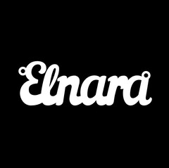 Серебряное колье с именем Elnara
