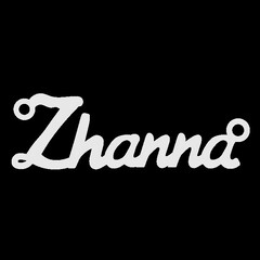 Серебряное колье с именем Zhanna