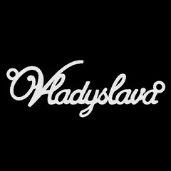 Серебряное колье с именем Vladyslava