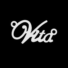 Серебряное колье с именем Vita