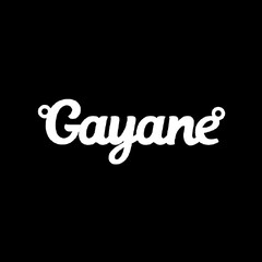 Серебряное колье с именем Gayane