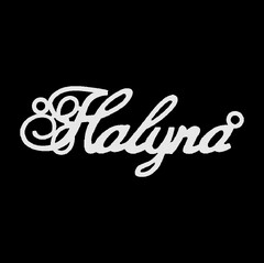 Серебряное колье с именем Halyna