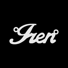 Серебряное колье с именем Iren