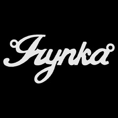 Серебряное колье с именем Irynka