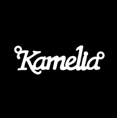 Серебряное колье с именем Kamelia