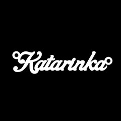Серебряное колье с именем Katarinka