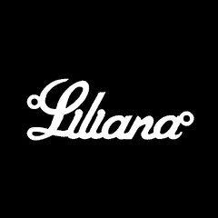 Серебряное колье с именем Liliana