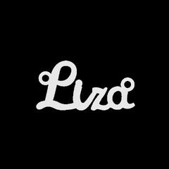 Серебряное колье с именем Liza