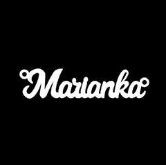 Серебряное колье с именем Marianka