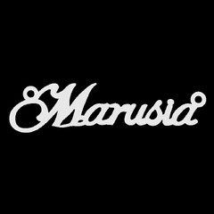 Серебряное колье с именем Marusia