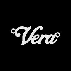 Серебряное колье с именем Vera