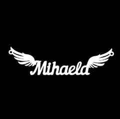 Серебряное колье с именем Mihaela