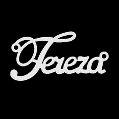 Серебряное колье с именем Tereza