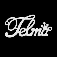 Серебряное колье с именем Telma