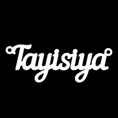 Серебряное колье с именем Tayisiya