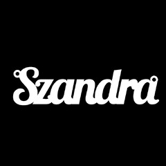 Серебряное колье с именем Szandra
