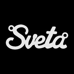 Серебряное колье с именем Sveta