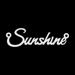 Серебряное колье с именем Sunshine