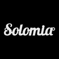 Серебряное колье с именем Solomia