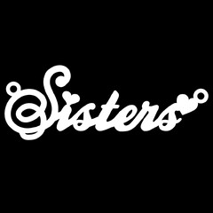 Серебряное колье с именем Sisters