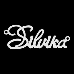 Серебряное колье с именем Silvika
