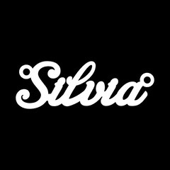 Серебряное колье с именем Silvia