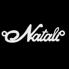 Серебряное колье с именем Natali