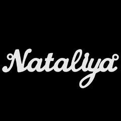 Серебряное колье с именем Nataliya