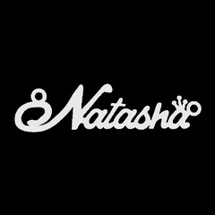 Серебряное колье с именем Natasha