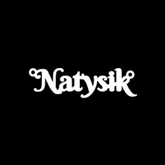 Серебряное колье с именем Natysik