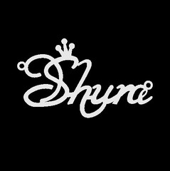 Серебряное колье с именем Shura