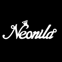 Серебряное колье с именем Neonila