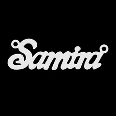 Серебряное колье с именем Samira
