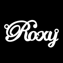 Серебряное колье с именем Roxy