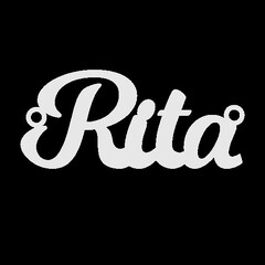 Серебряное колье с именем Rita