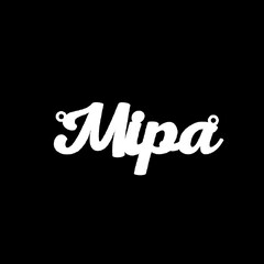 Серебряное колье с именем Міра