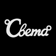 Серебряное колье с именем Света