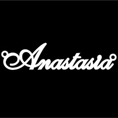Серебряное колье с именем Anastasia